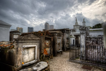 One of the tombs you'll see on our New Orleans Cemetery Tours