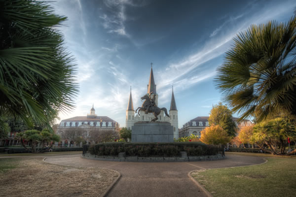 Jackson Square, one of the stops on our tours