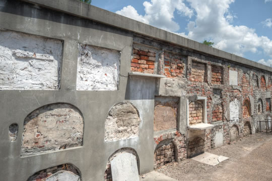 St. Louis Cemetery, location of our Cemetery Tours