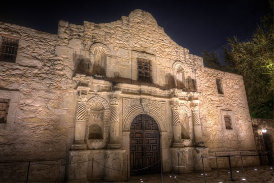 The Alamo, one of the most popular attractions in San Antonio